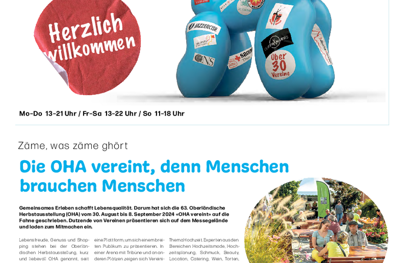  OHA: Die Herbstmesse im Berner Oberland 